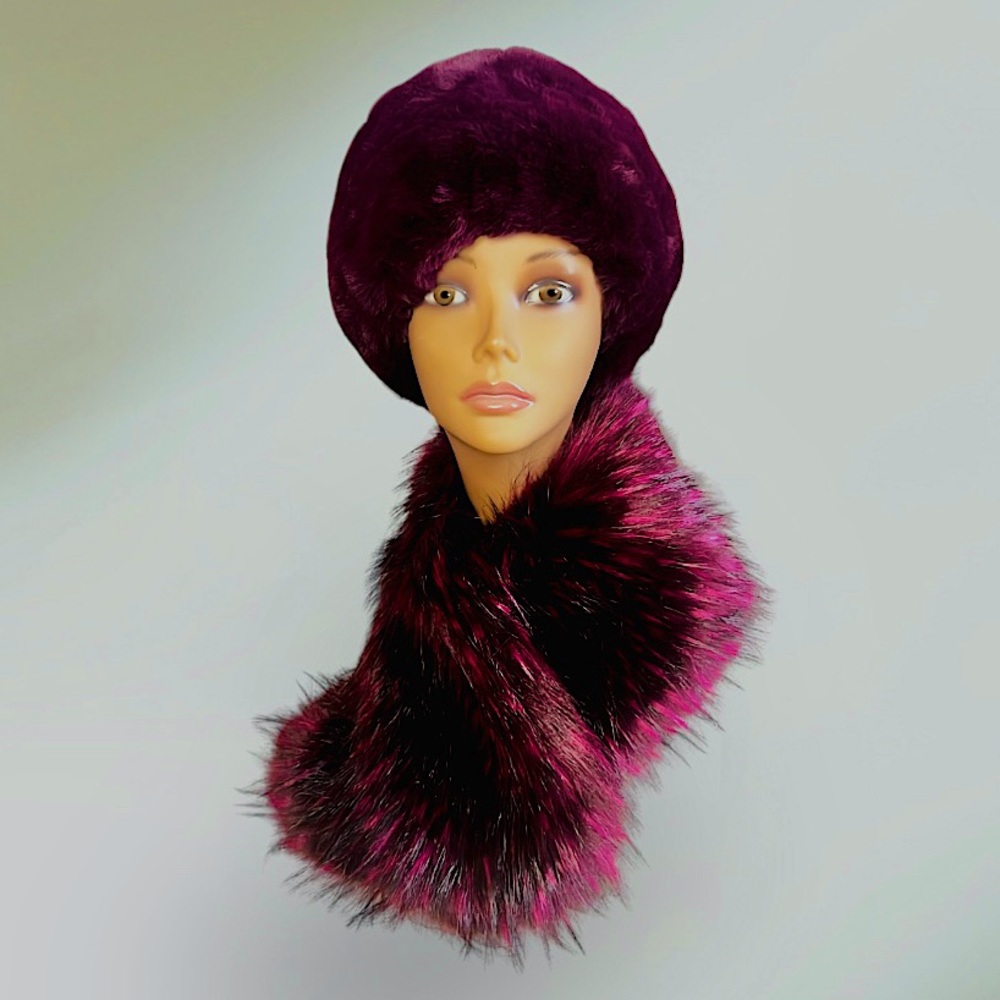 Adrienne Landau FAUX FOX HAT